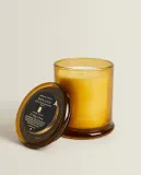 Zara Home Свеча ароматическая White Lotus 350 г, растительный воск, аромат цветочный, Розовый — фото 5