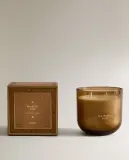 Zara Home Свеча ароматическая Majestic Oud 400 г, растительный воск, аромат восточный древесный, Коричневый — фото 6