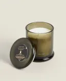 Zara Home Свеча ароматическая Basilicum 500 г, растительный воск, аромат свежий цитрусовый, Горчичный — фото 4