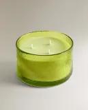 Zara Home Свеча ароматическая Bergamot & Sandalwood 500 г, растительный воск, аромат древесный, Коричневый — фото 6