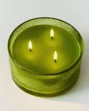 Zara Home Свеча ароматическая Lime & Peppermint 500 г, растительный воск, аромат свежий цитрусовый, Горчичный — фото 1
