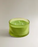 Zara Home Свеча ароматическая Lime & Peppermint 500 г, растительный воск, аромат свежий цитрусовый, Горчичный — фото 5