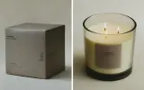 Zara Home Свеча ароматическая Dark Amber 620 г, растительный воск, аромат восточный древесный, Коричневый — фото 2