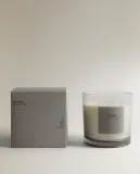 Zara Home Свеча ароматическая Dark Amber 620 г, растительный воск, аромат восточный древесный, Коричневый — фото 5