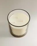 Zara Home Свеча ароматическая Lemon Bergamot 620 г, растительный воск, аромат свежий цитрусовый, Горчичный — фото 8