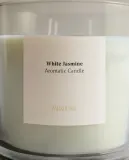 Zara Home Свеча ароматическая White Jasmine 620 г, растительный воск, аромат цветочный, Розовый — фото 3