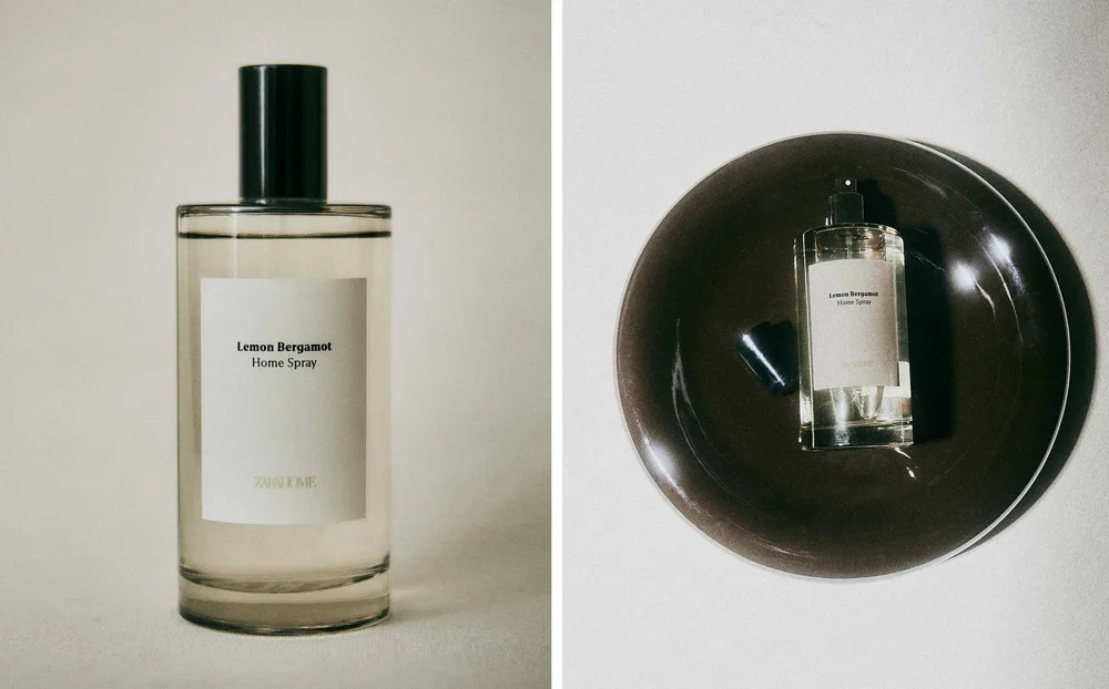 Zara Home Ароматический спрей для дома Lemon Bergamot 200 мл, освежитель, аромат свежий цитрусовый