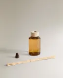 Zara Home Аромадиффузор Oud clat 670 мл, тростниковые палочки микадо, аромат восточный древесный, Коричневый — фото 2
