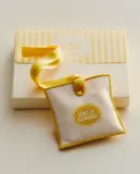 Zara Home Ароматизатор для автомобиля Lemon Candied 22 мл, аромат свежий цитрусовый, Горчичный — фото 2