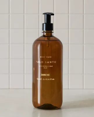 Zara Home Гель для душа Palo Santo 1000 мл парфюмированный, для тела, аромат восточный древесный