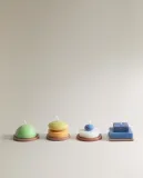 Zara Home Набор ароматических свечей (Vetiver Mango), растительный воск, 4 шт, подарочный — фото 5
