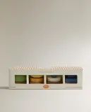 Zara Home Набор ароматических свечей (Vetiver Mango), растительный воск, 4 шт, подарочный — фото 8