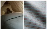 Пододеяльник Zara Home фланель, хлопок 100%, в полоску, 2611/088 — фото 2