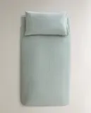 Пододеяльник Zara Home фланель, хлопок 100%, в полоску, 2611/088 — фото 8