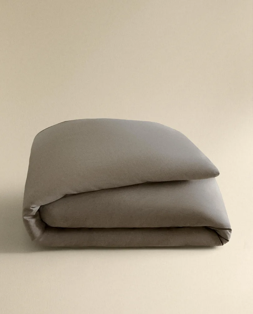 Пододеяльник Zara Home, хлопок 100%, однотонный, 5151/088