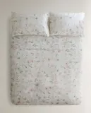 Пододеяльник Zara Home сатин, хлопок 100%, с цветочным принтом, 6166/088 — фото 3