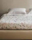 Пододеяльник Zara Home сатин, хлопок 100%, с цветочным принтом, 6166/088 — фото 8