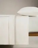 Пододеяльник Zara Home сатин, хлопок 100%, однотонный, 6117/088 — фото 6