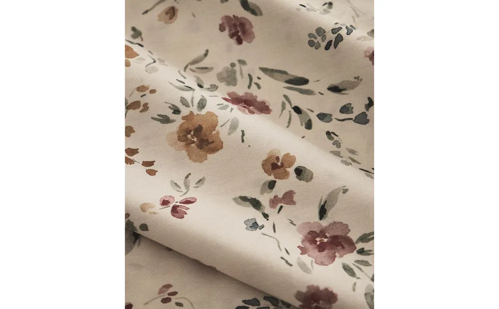 Пододеяльник Zara Home перкаль, хлопок 100%, с цветочным принтом, 6146/088