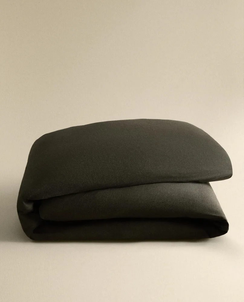 Пододеяльник Zara Home, хлопок 90%, однотонный, 5150/088
