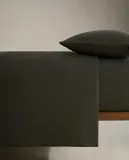 Пододеяльник Zara Home, хлопок 90%, однотонный, 5150/088 — фото 3