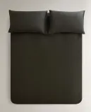 Пододеяльник Zara Home, хлопок 90%, однотонный, 5150/088 — фото 4