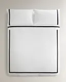 Пододеяльник Zara Home сатин, хлопок 100%, однотонный, 5136/088 — фото 3