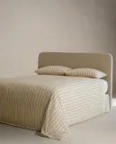Пододеяльник Zara Home, лён 55%, хлопок 45%, в полоску, 6196/088 — фото 4