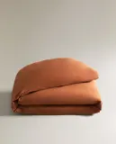 Пододеяльник Zara Home, хлопок 100%, однотонный, 2615/088 — фото 6