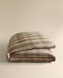 Пододеяльник Zara Home, лён 100%, в клетку, 6195/088 — фото 3