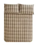 Пододеяльник Zara Home, лён 100%, в клетку, 6195/088 — фото 5