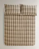 Пододеяльник Zara Home, лён 100%, в клетку, 6195/088 — фото 7