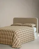 Пододеяльник Zara Home, лён 100%, в клетку, 6195/088 — фото 8