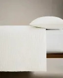 Пододеяльник Zara Home, хлопок 95%, вискоза 5%, однотонный, 6193/088 — фото 5