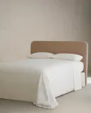 Пододеяльник Zara Home хлопок, лён 100%, однотонный, 6116/088 — фото 4