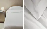 Пододеяльник Zara Home сатин, хлопок 100%, однотонный, 0039/088 — фото 8