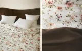 Пододеяльник Zara Home сатин, хлопок 100%, с цветочным принтом, 6156/088 — фото 8