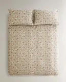 Пододеяльник Zara Home сатин, хлопок 100%, с цветочным принтом, 6152/088 — фото 8