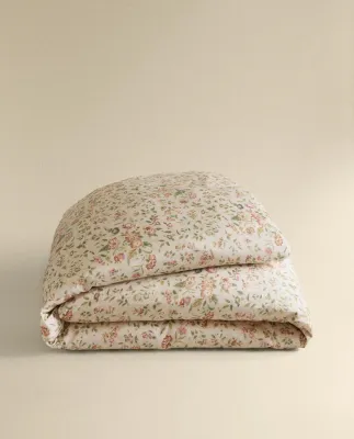 Пододеяльник Zara Home сатин, хлопок 100%, с цветочным принтом, 6151/088