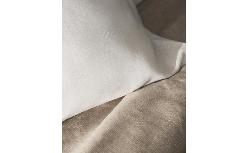 Пододеяльник Zara Home хлопок, лён 100%, однотонный, 6181/088