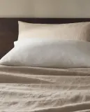 Пододеяльник Zara Home хлопок, лён 100%, однотонный, 6181/088 — фото 2
