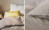 Пододеяльник Zara Home, хлопок 50%, тенсель 50%, в клетку, 2634/088 — фото 1