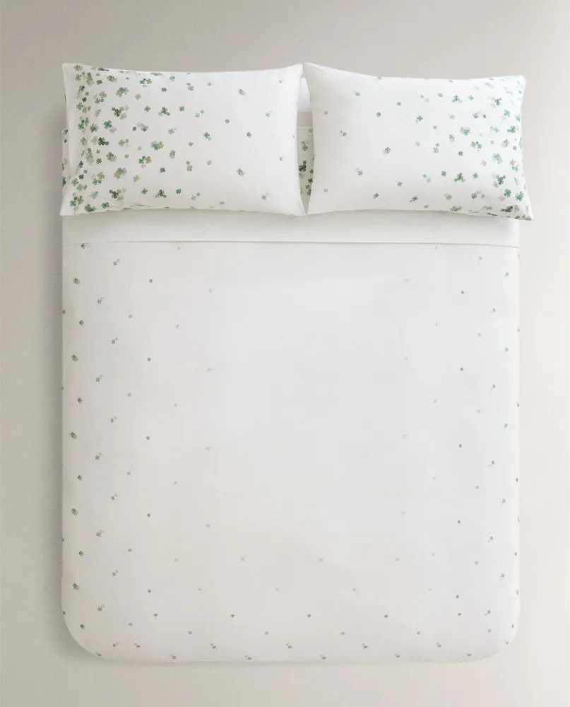 Пододеяльник Zara Home, хлопок 100%, однотонный, 7117/088
