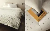 Пододеяльник Zara Home, хлопок 100%, однотонный, 7117/088 — фото 8