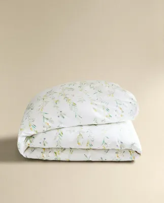 Пододеяльник Zara Home сатин, хлопок 100%, с цветочным принтом, 7118/088