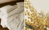 Пододеяльник Zara Home, лён 55%, хлопок 45%, с цветочным принтом, 7116/088 — фото 5