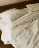 Пододеяльник Zara Home, лён 55%, хлопок 45%, с цветочным принтом, 7116/088 — фото 6