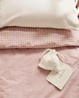 Пододеяльник Zara Home, хлопок 100%, в клетку, 2630/088