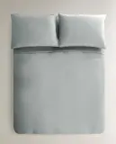Пододеяльник Zara Home хлопок, лён 100%, однотонный, 3110/088 — фото 5