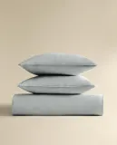 Пододеяльник Zara Home хлопок, лён 100%, однотонный, 3110/088 — фото 7